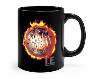 NBA Jam TE Promo Throwback 1993 Snes Sega Genesis Game Gear Acclaim Mug