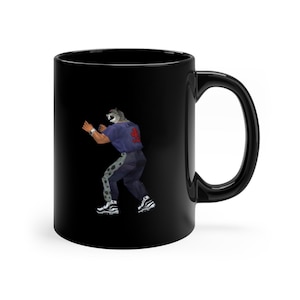Tekken King Namco Arcade PS1 Promo Throwback Black mug 11oz