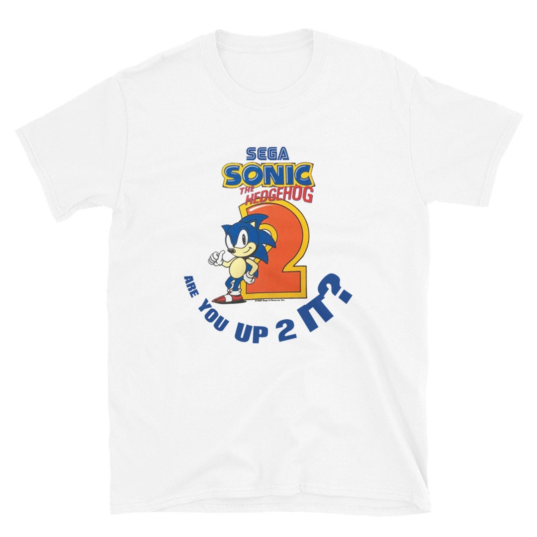 Sonic 2 Sega Genesis Sonic the Hedgehog 90s Promo Throwback T-shirt - Etsy