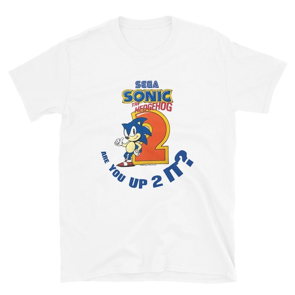 Sonic 2 Sega Genesis Sonic The Hedgehog T-shirt promotionnel des années 90