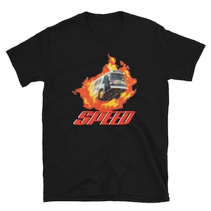 Speed Movie 1994 Keanu Reeves Throwback Promo T-Shirt