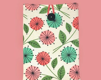 BLOOMING MOD "Page & Pocket" Book Sleeve