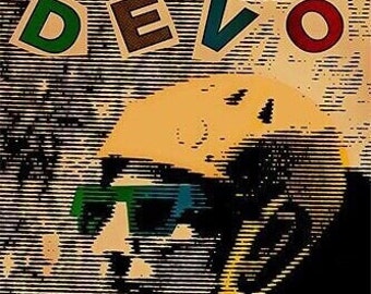 DEVO 1980s Promo Poster Print