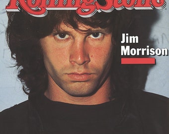 Jim Morrison Rolling Stone Magazine Cover Poster print.