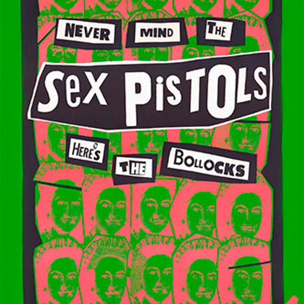 Sex Pistols 1977 (Ultra Rare) US Promo Poster print