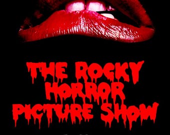 Rocky Horror Picture Show 1975 Vintage Movie Poster Print