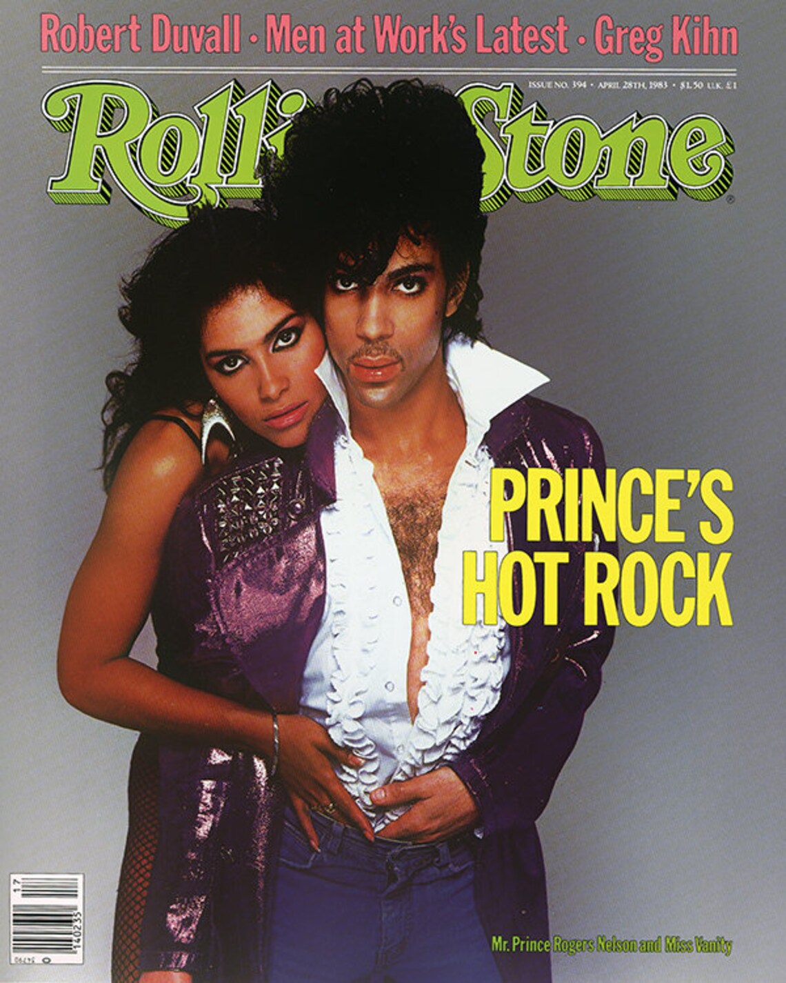 Prince & Vanity 1983 Rolling Stone Magazine Cover poster Etsy