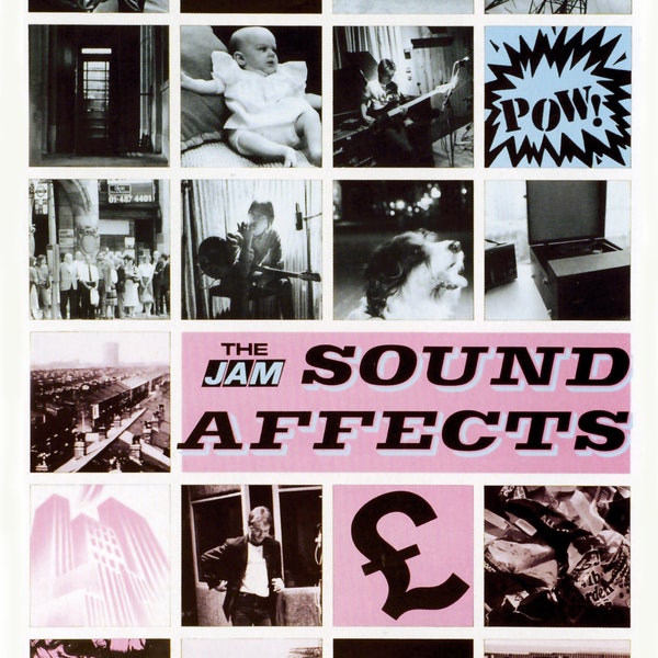 The Jam 1980 "Sound Affects" (MEGA RARE) Impresión de póster promocional en inglés