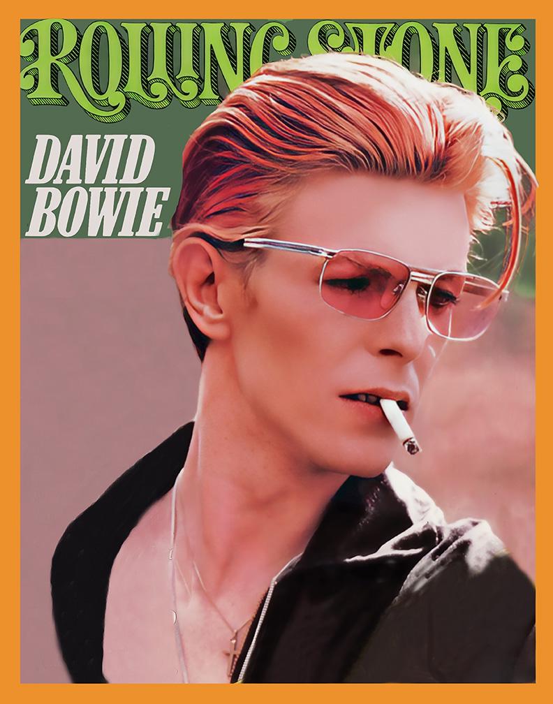 David Bowie 1976 Rolling Stone Magazine Cover Poster Print - Etsy