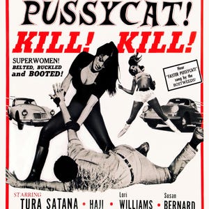 Faster Pussycat 1965 cult Movie classic Poster Print