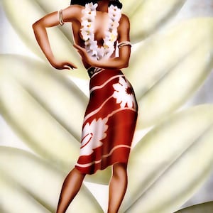 Polynesian Tiki Pop Illustration artwork