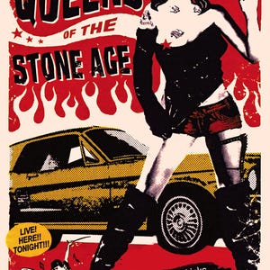 Queens of the Stone Age 2007  Concert Poster print