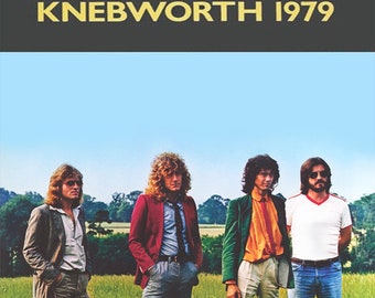 Led Zeppelin 1979 Knebworth Concert Poster Print - Etsy