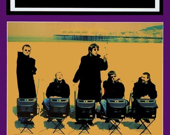 Oasis, Supersonic. Rare, Original, Authentic, Vintage Poster From