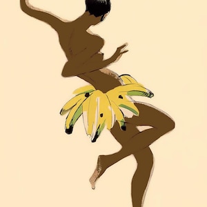 Josephine Baker 1927 Paul Colin Fine Art Poster Druck