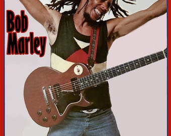 Bob Marley 1976 Rolling Stone Magazine Cover Poster Print - Etsy