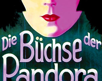 Pandora's Box Louis Brooks 1929 German Movie Poster print