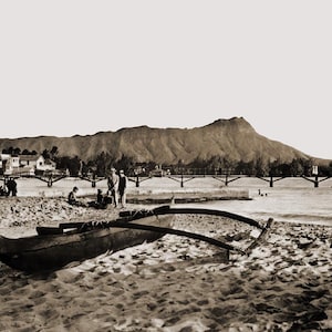 Fotografia zabytkowa Waikiki