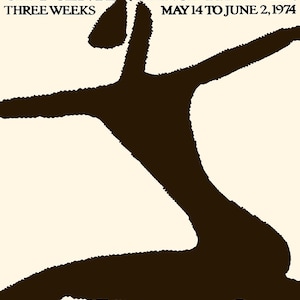 Alvin Ailey 1974  City Center Dance Theater Poster print