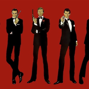 James Bond 1998 Fine Art Print