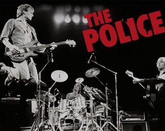 The Police 1979 Promo Poster Print