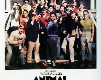 Animal House - National Lampoon - 1978 Movie Poster Print, John Belushi, Kevin Bacon,