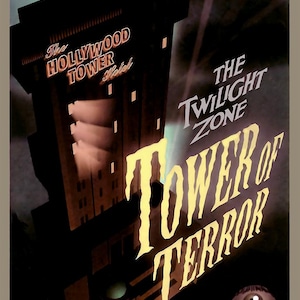 Disney Parks Tower of Terror Attraction Poster Print