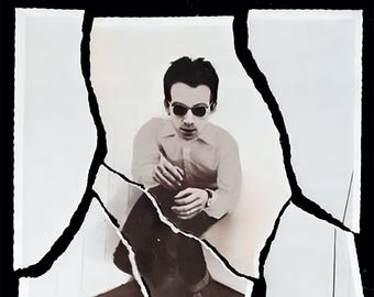 Elvis Costello 1977  Promo Poster Print