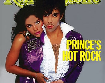 Prince & Vanity 1983 Rolling Stone Magazine Cover affiche imprimée