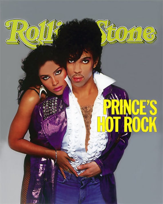 Prince & Vanity 1983 Rolling Stone Magazine Cover poster Etsy