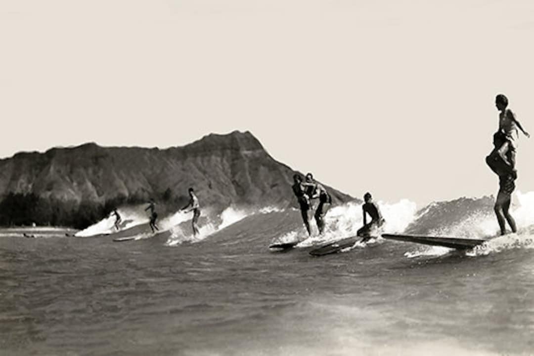 Vintage on sale surf photography