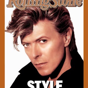 David Bowie 1987 Rolling Stone Magazine Cover Poster Print