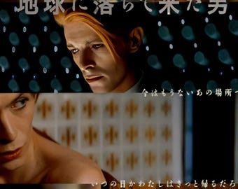 David Bowie The Man Who Fell to Earth Japanese Release Movie Poster Print