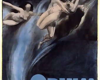 Opium 1919 French Canadian (Super Rare) Movie Poster print