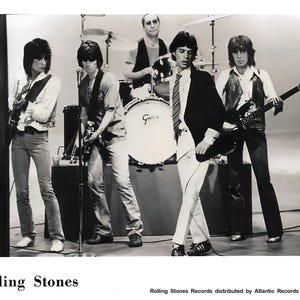 Rolling Stones 1978 Promo Fotografie Druck