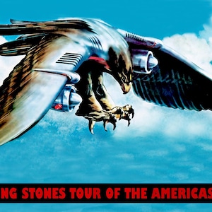 Rolling Stones 1975 American Tour Poster Print
