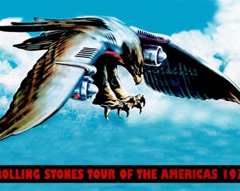 ローリング・ストーンズの1978年コンサートポスターは