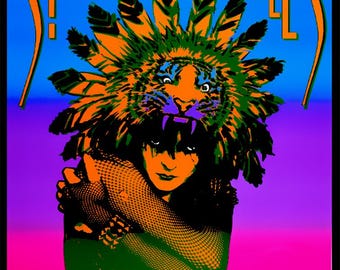 Siouxsie and the Banshees 1986 Concert Promo Poster Print