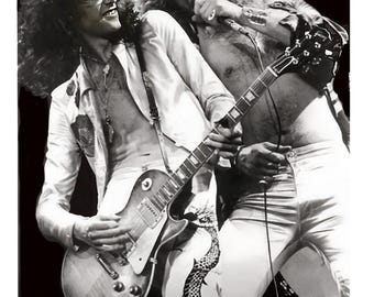 Led Zeppelin 1975 Swan Song Promo Photo Print