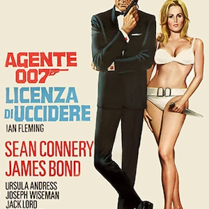 James Bond, You Only Live Twice 1967 Italian Move Poster Print