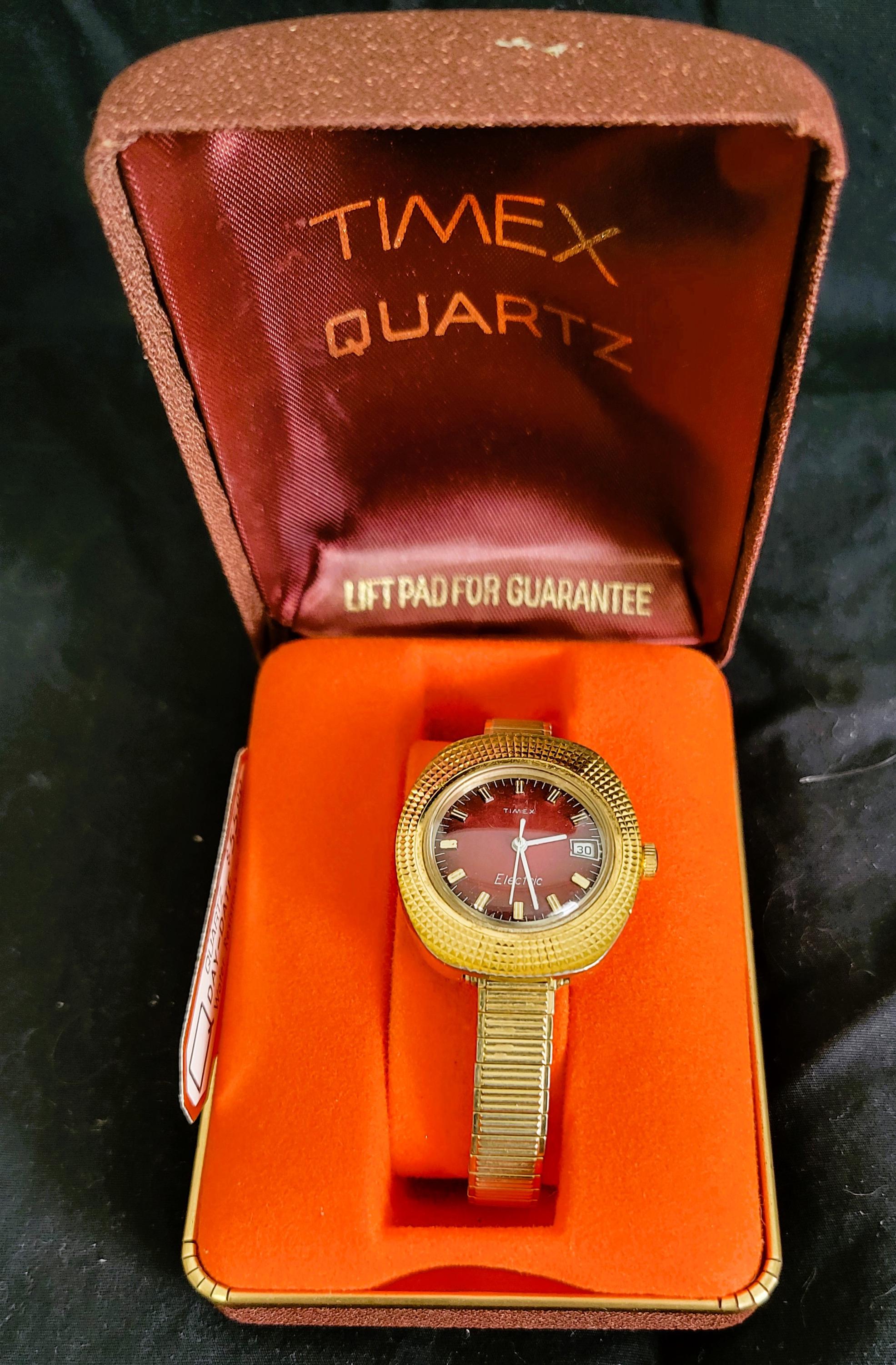 Montre Timex Electric Waterproof Vintage - Ancien Modèle Pour Homme En Occasion