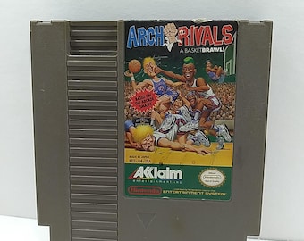 Nintendo Arch Rivals Authentic Vintage NES Game Cleaned Tested And Working