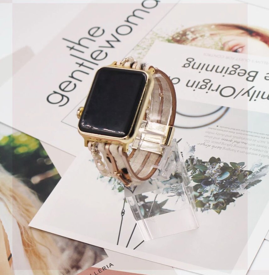 Safari Boho Wrap Apple Watch Band Bohemien charm | Etsy