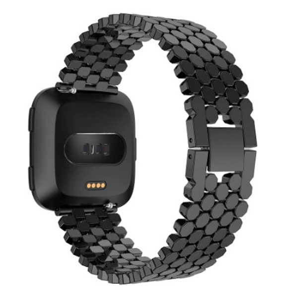 Fitbit Watch Band Stainless Steel Strap Fitbit Etsy