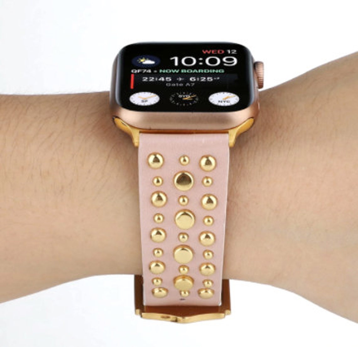 Studded Apple Watch Band Rivet Apple Watch Band | Etsy