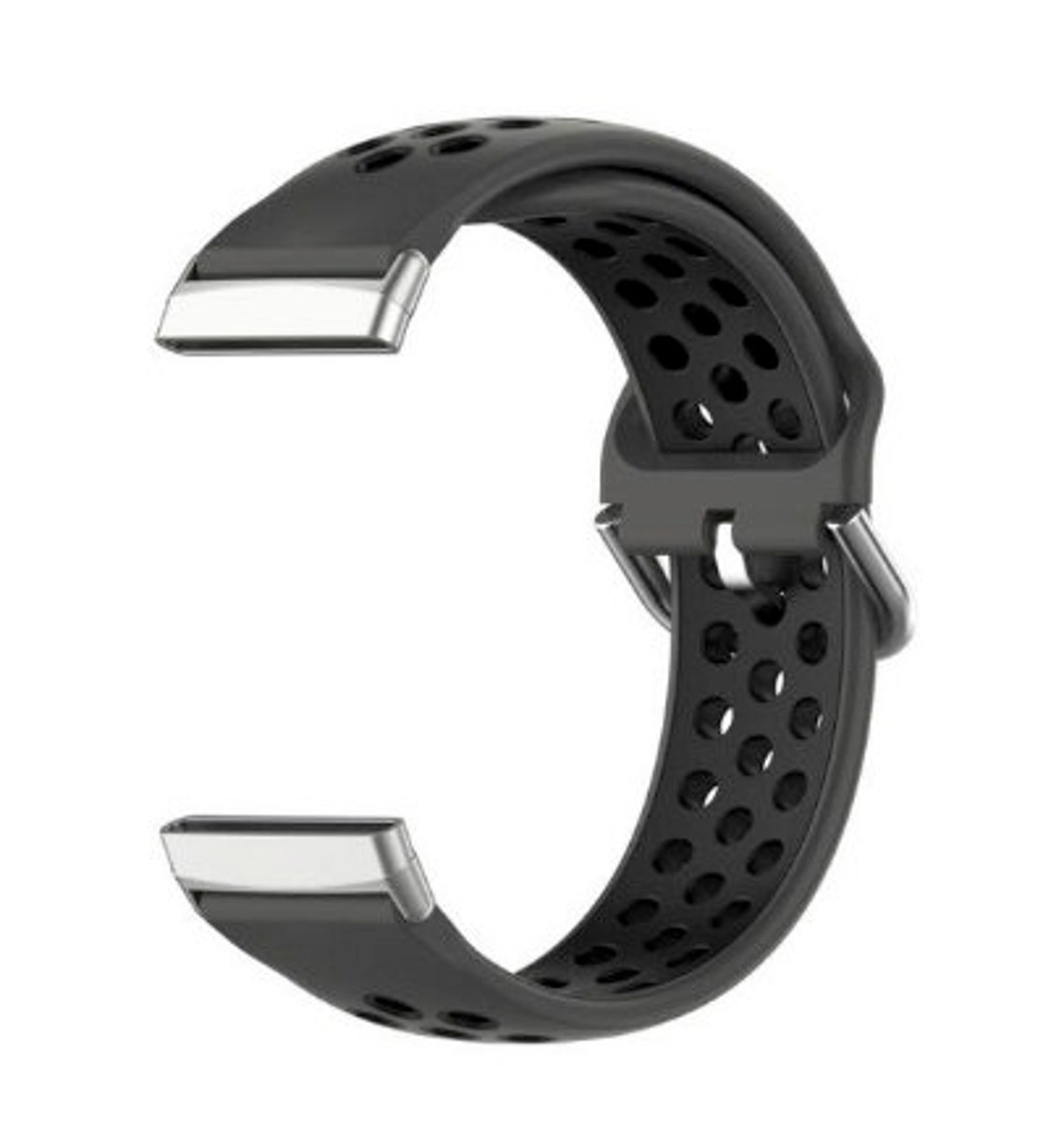 Fitbit Watch Band Silicone TwoColor Loop Band Strap For Etsy