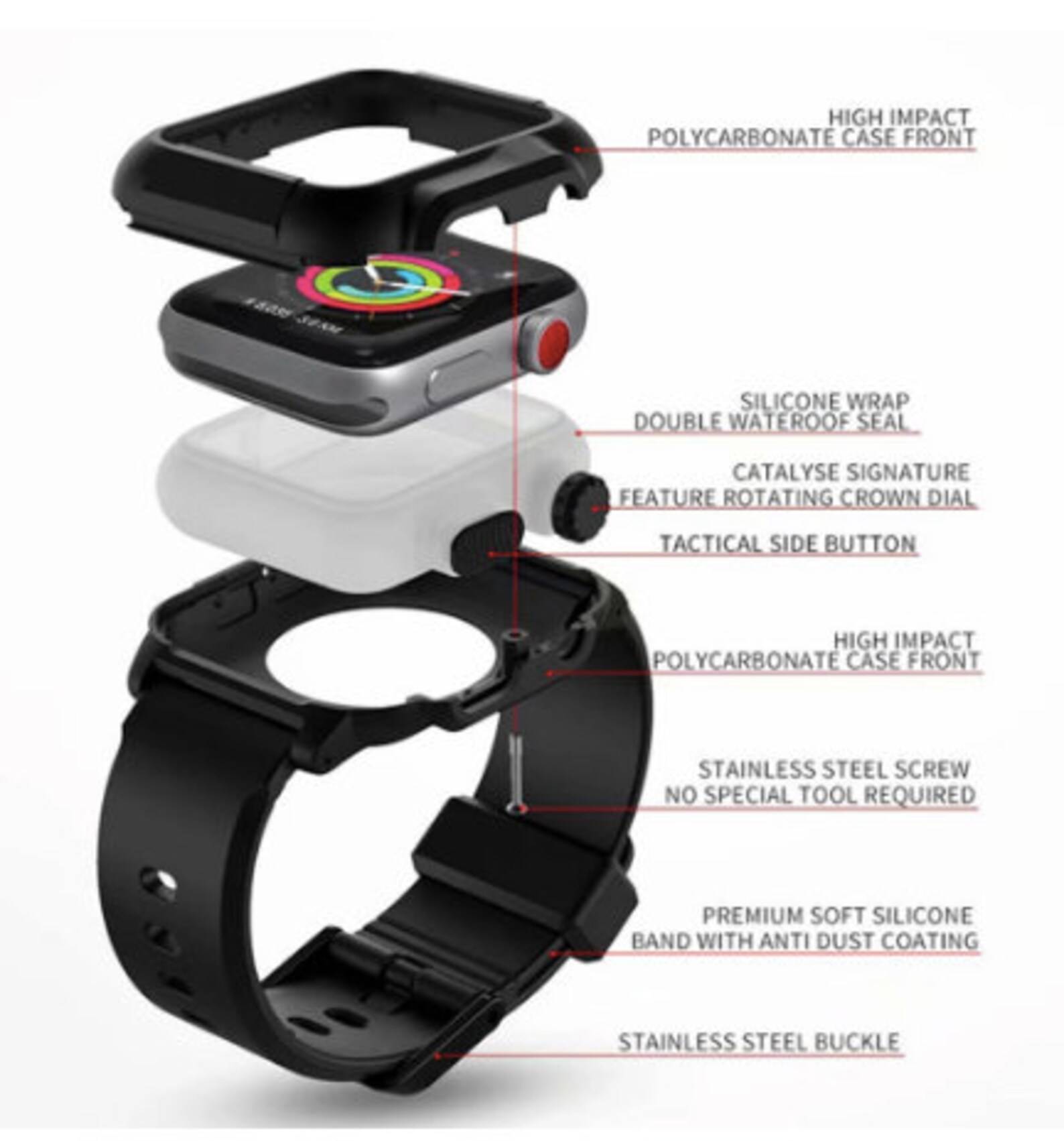 Apple Watch Band Sport Water Resistant Swimming Watch Band Etsy