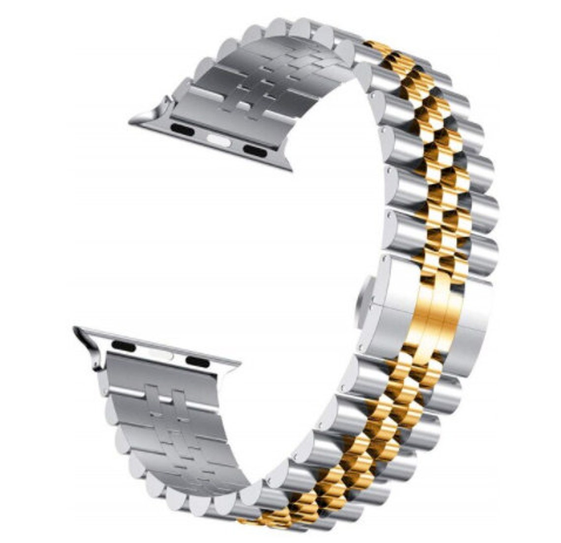 Apple Watch Band Premium Stainless Steel Stretch Metal Band Etsy