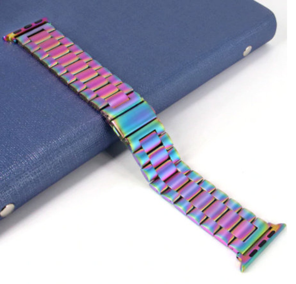 Apple Watch Band Premium Stainless Steel Butterfly Clasp Etsy