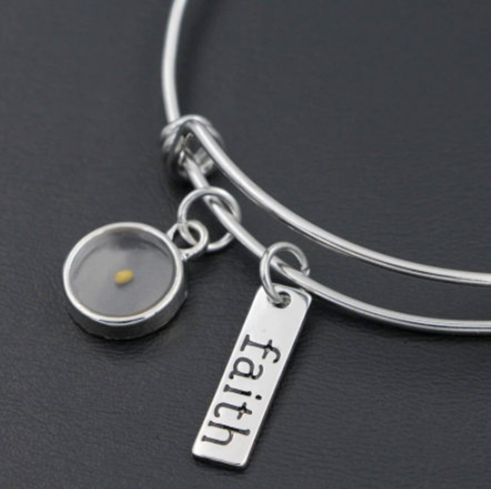 Mustard Seed Faith Bracelet Matthew 1720 Bracelet Jewellery Etsy